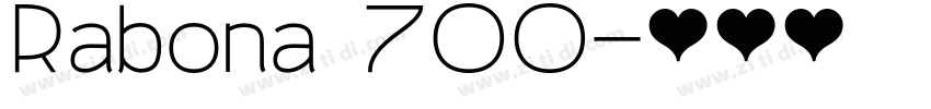 Rabona 700字体转换